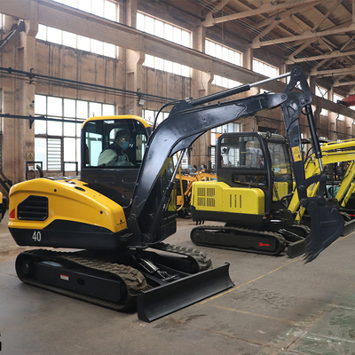 calidad Color de ahorro de la tonelada 34kw de Mini Backhoe Excavator 4 de la energía modificado para requisitos particulares fábrica